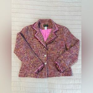 Metrostyle Multicolor Tweed Blazer